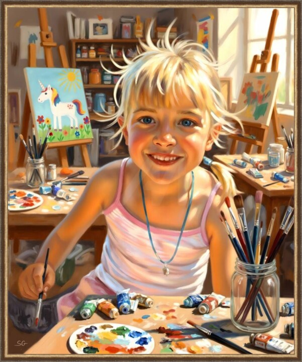 Trabalho apresentado emoldurado