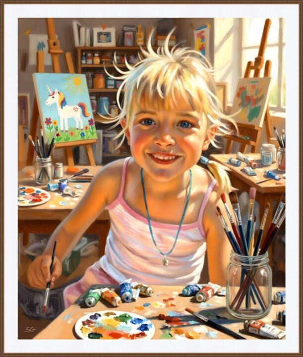 Trabalho apresentado emoldurado