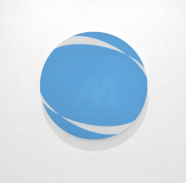 Peinture intitulée "Orb (0001)" par Kris Kim, Œuvre d'art originale, Acrylique Monté sur Châssis en bois