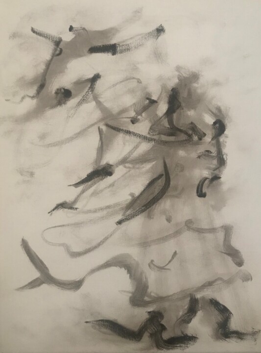 Painting titled "wh250906" by Wei Hao 000, Original Artwork, Oil