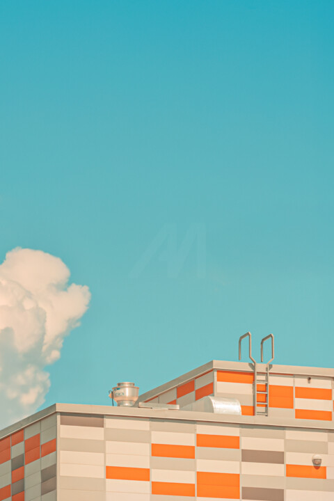 "Composition urbaine" başlıklı Fotoğraf Sara Fraysse tarafından, Orijinal sanat, Dijital Fotoğrafçılık Alüminyum üzerine mon…