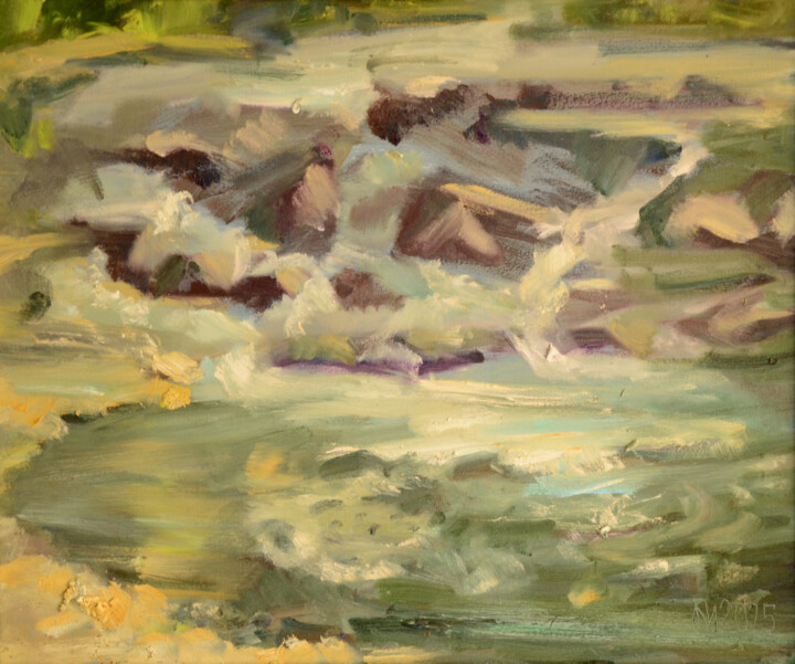 Painting titled "Tychiya" by Ihor Melnyk, Original Artwork, Oil