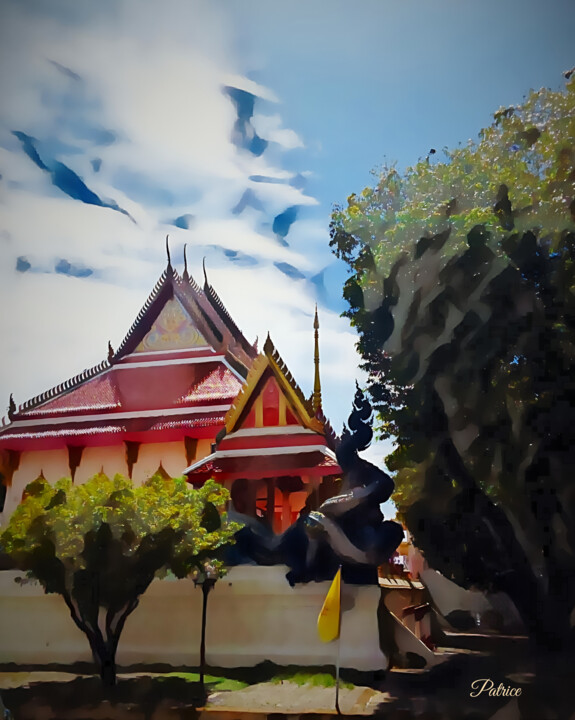 Фотография под названием "Temple Serenity : A…" - Patrick John Bennett (Patrice), Подлинное произведение искусства, Цифровая…