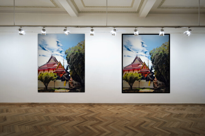 Работа представлена ​​в рамке