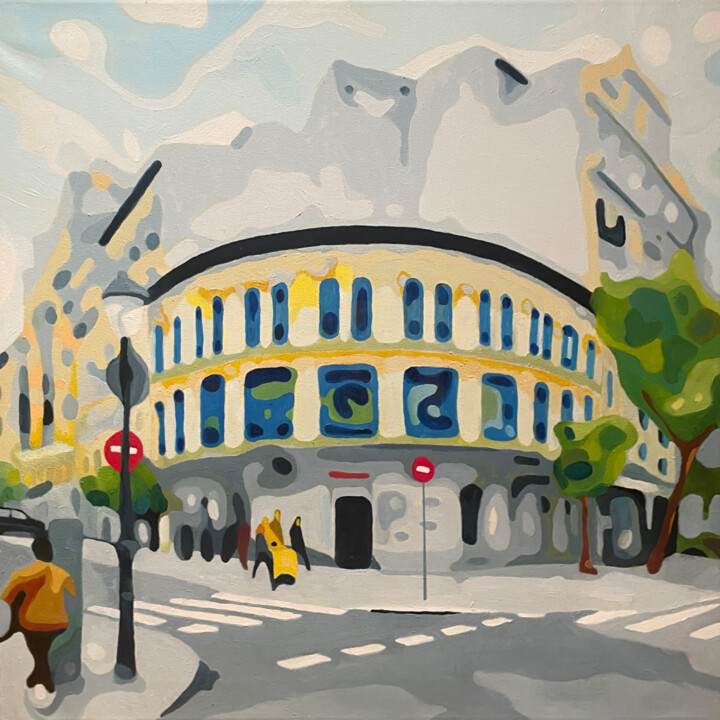 Peinture intitulée "La Bobia" par Román Manrique De Lara, Œuvre d'art originale, Huile