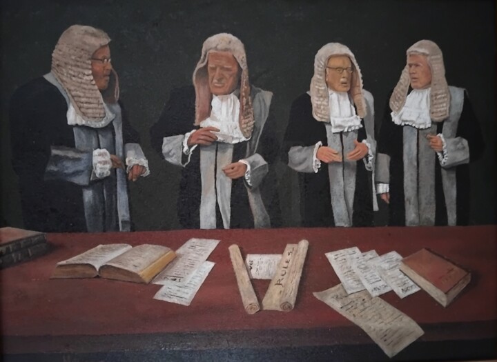 Painting titled "Telegraph Road. 7" by Theodoros Markopoulos, Original Artwork, Oil