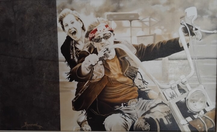 Painting titled "Telegraph Road. 25" by Theodoros Markopoulos, Original Artwork, Oil