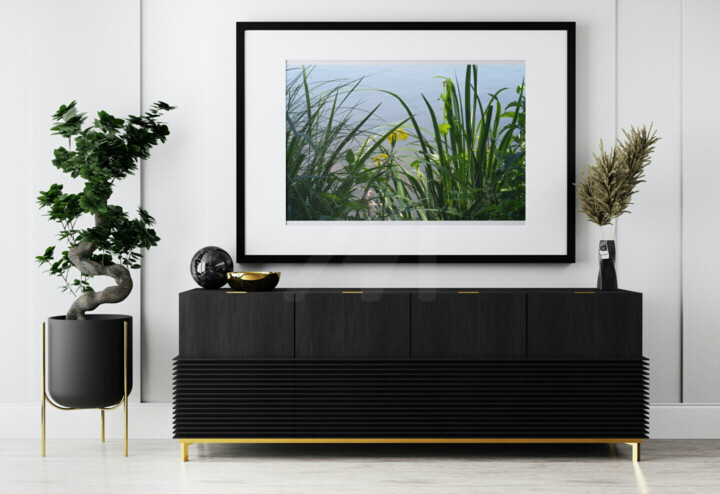 Werk ingelijst gepresenteerd