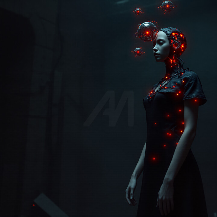 "Migratory Flow of N…" başlıklı Dijital Sanat Kubicol tarafından, Orijinal sanat, Dijital baskı