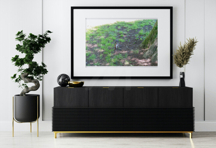 Werk ingelijst gepresenteerd