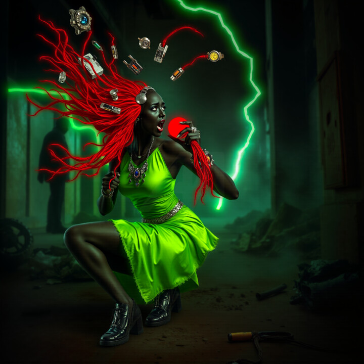 "Power Wave" başlıklı Dijital Sanat Kubicol tarafından, Orijinal sanat, Dijital baskı