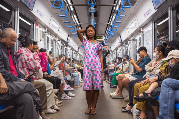 Photography titled "Unmoved in Transit" by Philip Rang Acs, Original Artwork, Digital Photography