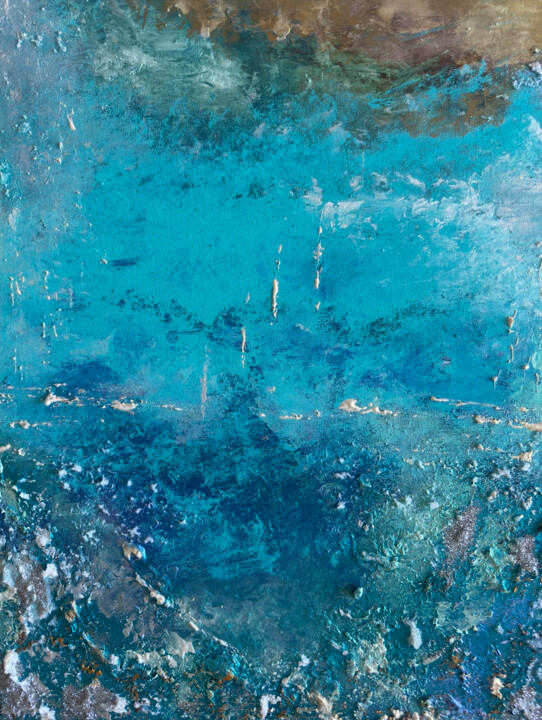 Malerei mit dem Titel "Just in the between" von Laura Casini, Original-Kunstwerk, Acryl