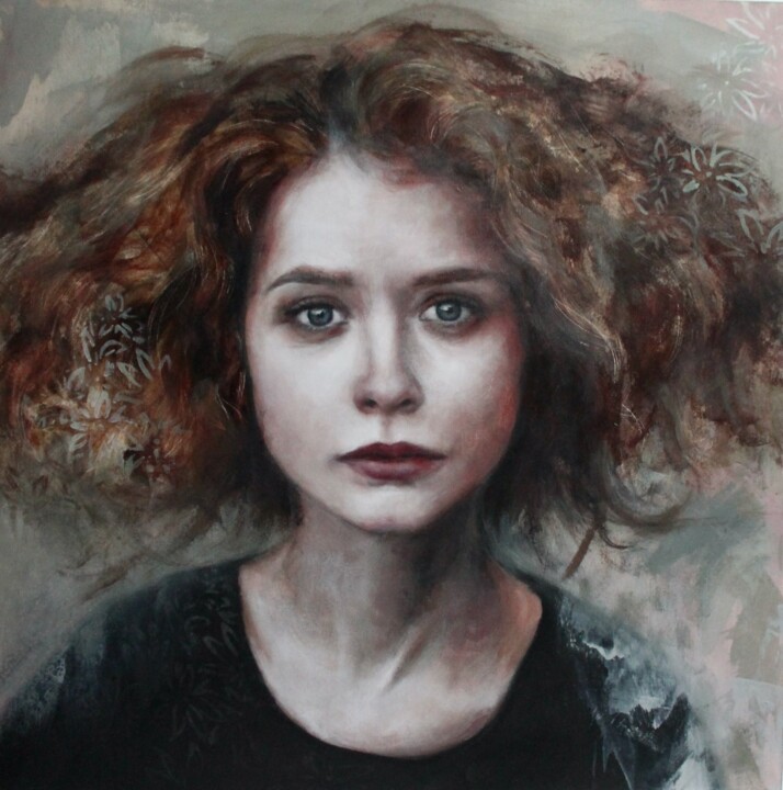 Pintura intitulada "Where the Gaze Come…" por Federica Belloli, Obras de arte originais, Acrílico Montado em Armação em made…