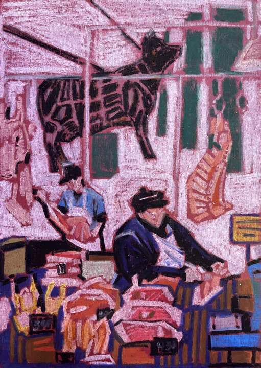 Dessin,  14,2x9,8 in 