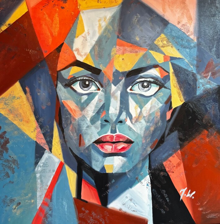 Malerei mit dem Titel ""1370"" von Joanna W, Original-Kunstwerk, Öl