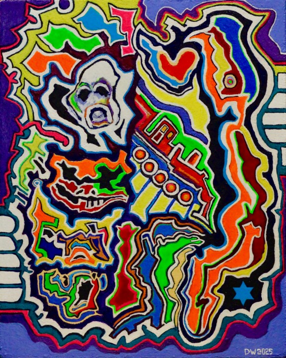 "Anna Karenina Chang…" başlıklı Tablo Dasha Weissbrem tarafından, Orijinal sanat, Akrilik