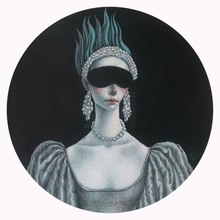 Peinture intitulée "Inner Vision" par Svetlana Rumak, Œuvre d'art originale, Acrylique Monté sur Châssis en bois