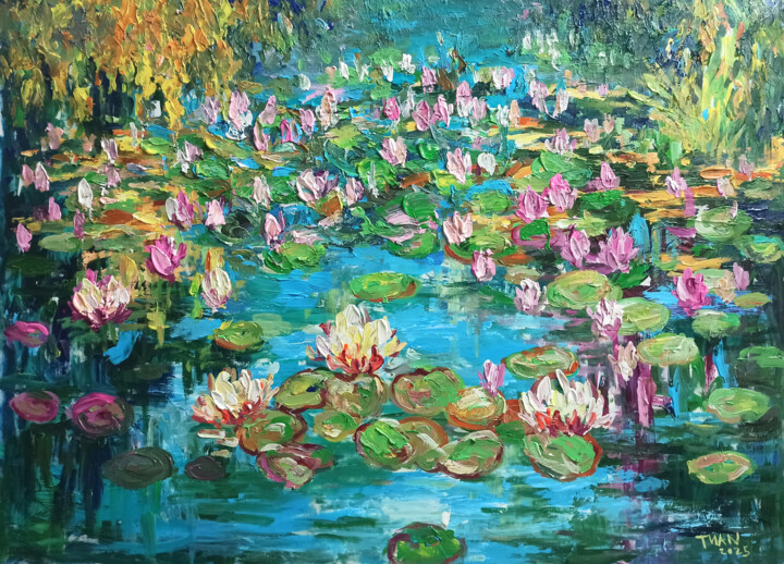 "Heart of autumn 4" başlıklı Tablo Anh  Tuan Le tarafından, Orijinal sanat, Akrilik