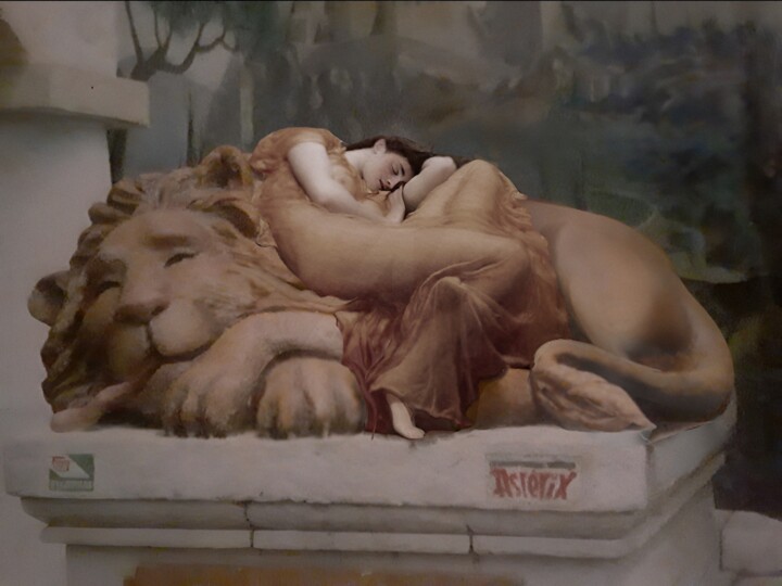 "Hercule Flaming June" başlıklı Dijital Sanat Abu Green tarafından, Orijinal sanat, Dijital Resim