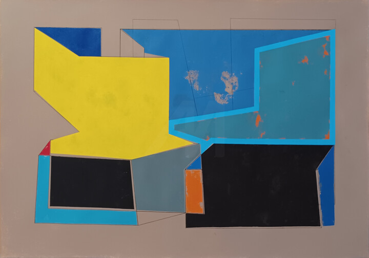 Peinture,  27,6x39,4 in 