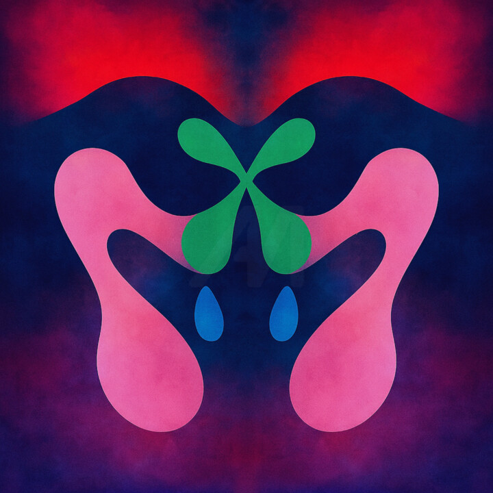 "Symmetry Bloom – Én…" başlıklı Dijital Sanat Yahya Ahssaini tarafından, Orijinal sanat, Dijital Resim