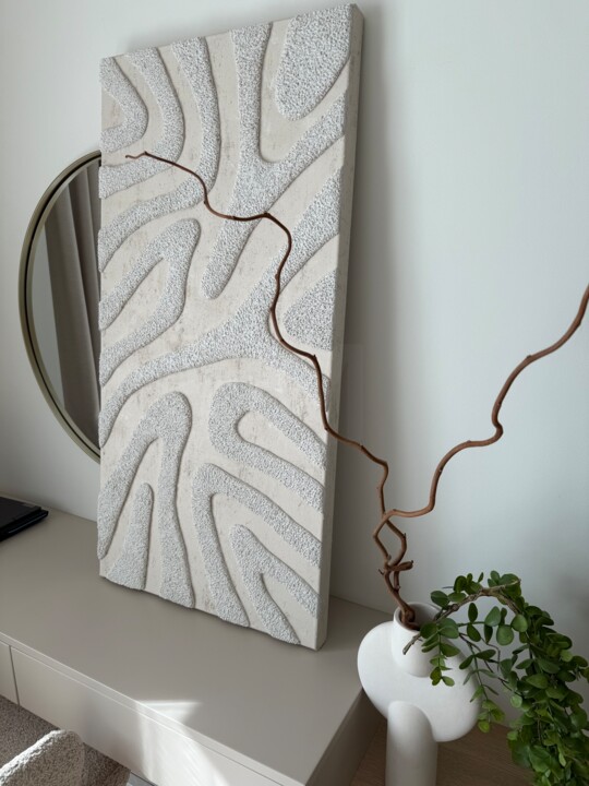 "Organic Flow Sculpt…" başlıklı Heykel Airida Juodeikiene tarafından, Orijinal sanat, Kum