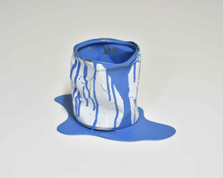 雕塑 标题为“Le vieux pot de pei…” 由Yannick Bouillault, 原创艺术品, 树脂