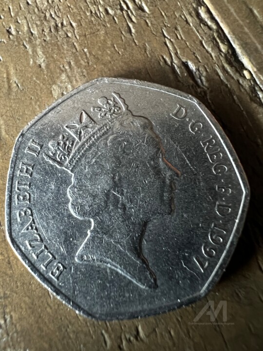 Fotografia intitulada "Queen Elizabeth 199…" por Davina Dugnas, Obras de arte originais, Fotografia digital Montado em Armaç…