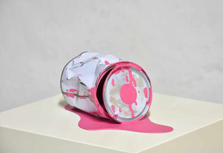 雕塑 标题为“Le vieux de peintur…” 由Yannick Bouillault, 原创艺术品, 树脂