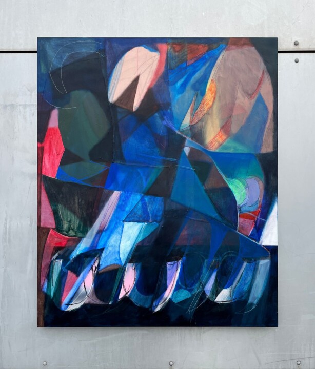 Peinture intitulée "Sans titre" par Pavel Rtue, Œuvre d'art originale, Huile Monté sur Châssis en bois