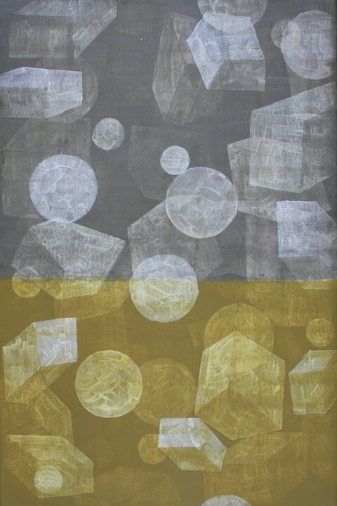 Peinture intitulée "figures#2" par Sebastian Muscio, Œuvre d'art originale, Acrylique Monté sur Châssis en bois