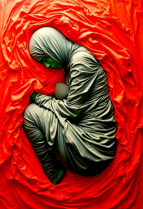 Pintura intitulada ""GAZA 2025"" por Angelo Mazzoleni, Obras de arte originais, Acrílico Montado em Armação em madeira