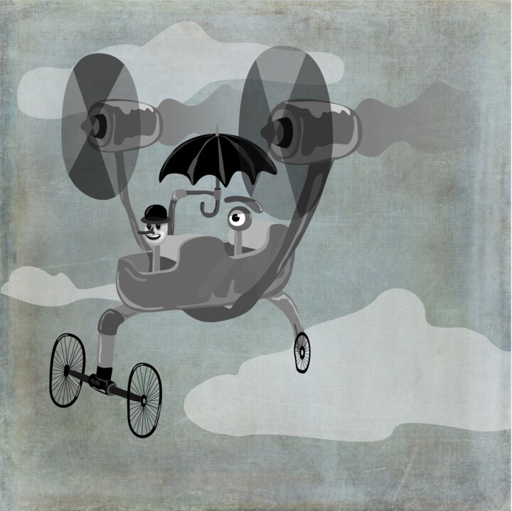 Цифровое искусство под названием "ludismo macabrojo 6…" - Ojolo, Подлинное произведение искусства, Цифровая живопись