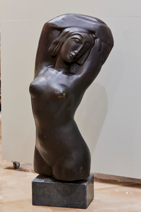 雕塑 标题为“The Temptation” 由Theo Mackaay, 原创艺术品, 青铜