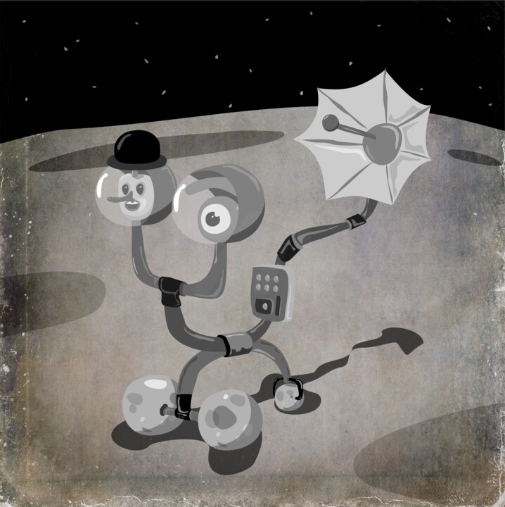 Цифровое искусство под названием "ludismo macabrojo 1…" - Ojolo, Подлинное произведение искусства, Цифровая живопись