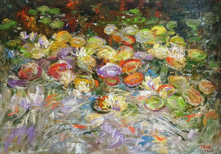 "Heart Of Autumn 7" başlıklı Tablo Anh  Tuan Le tarafından, Orijinal sanat, Akrilik