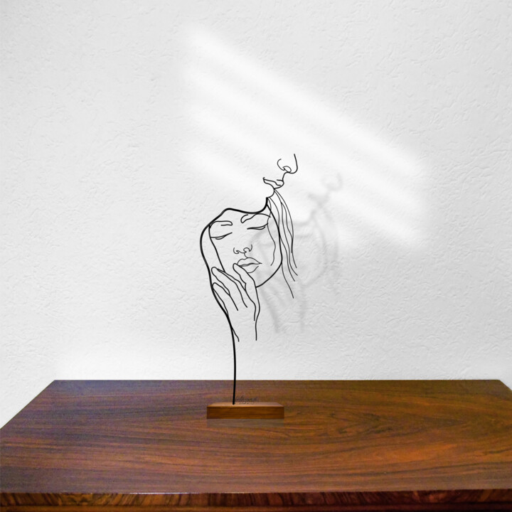 Sculpture intitulée "Dolcezza" par Giancarlo Morandi, Œuvre d'art originale, Fil de fer