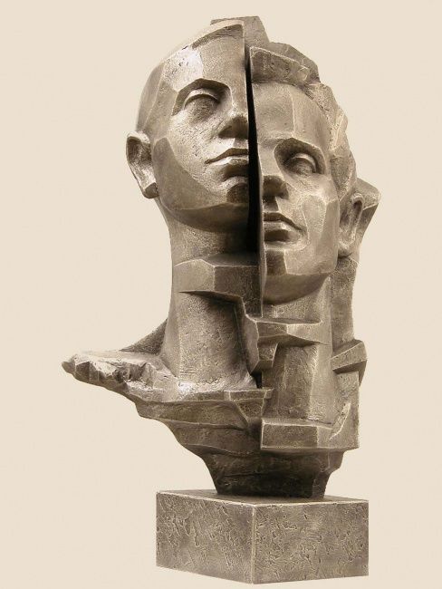 Sculpture titled "Flight" by Kuklin Oleg, Original Artwork, Casting