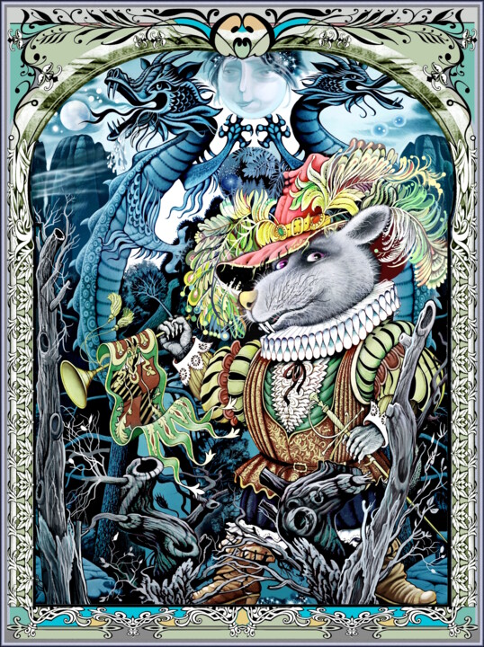 Digital Arts με τίτλο "Metamorphosen der N…" από Konstantin Avdeev, Αυθεντικά έργα τέχνης, Ψηφιακή ζωγραφική