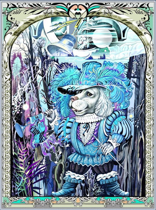 Digital Arts με τίτλο "Metamorphosen des M…" από Konstantin Avdeev, Αυθεντικά έργα τέχνης, Ψηφιακή εκτύπωση