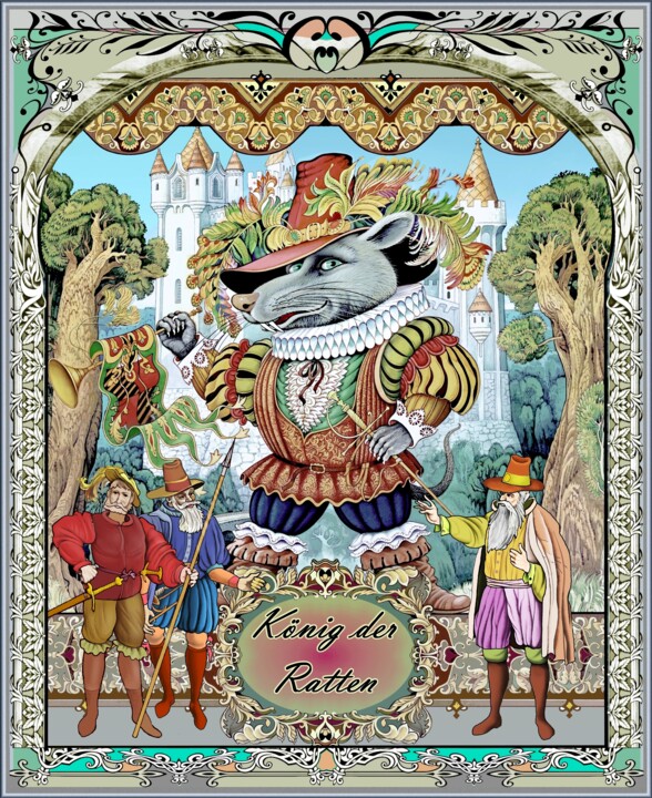 Digital Arts με τίτλο "Könige können alles" από Konstantin Avdeev, Αυθεντικά έργα τέχνης, Ψηφιακή εκτύπωση