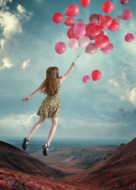 Φωτογραφία με τίτλο "L'insouciance de la…" από Bettina Dupont, Αυθεντικά έργα τέχνης, Χειρισμένη φωτογραφία