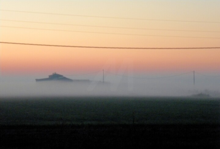 Photography titled "Romantic fog" by Irvin Grassi, Original Artwork, Digital Photography Mounted on Aluminium