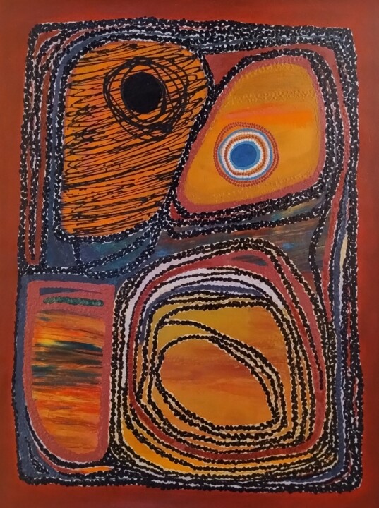 Malarstwo zatytułowany „023” autorstwa Xia Xia, Oryginalna praca, Akryl