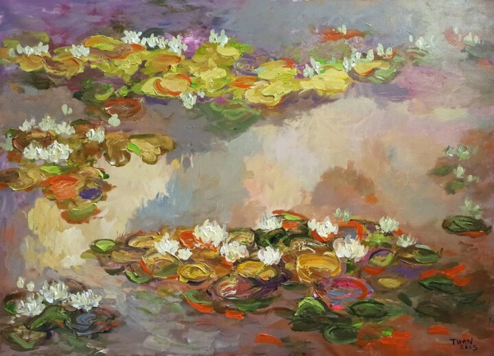 "Heart of autumn 8" başlıklı Tablo Anh  Tuan Le tarafından, Orijinal sanat, Akrilik