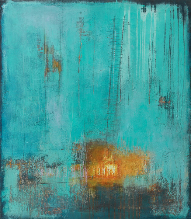 Peinture intitulée "PRESERVO LA MIA LUCE" par Luigi Profeta, Œuvre d'art originale, Acrylique Monté sur Châssis en bois