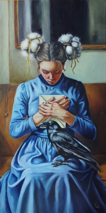 Peinture intitulée "Word of butter" par Veronica Ciccarese, Œuvre d'art originale, Huile Monté sur Châssis en bois