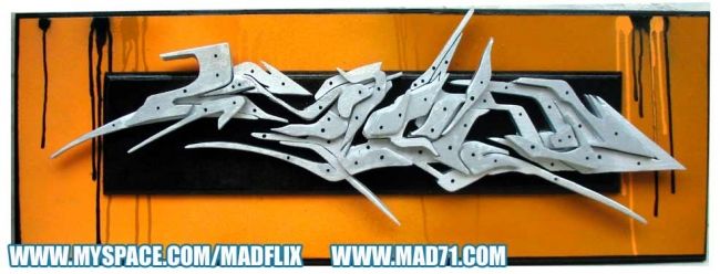 Sculpture intitulée "mad.landscape 1" par Mad 71, Œuvre d'art originale