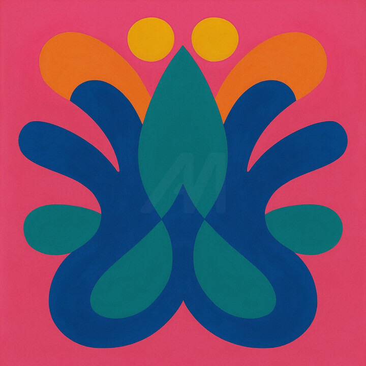 "Symétrie Éclatante…" başlıklı Dijital Sanat Yahya Ahssaini tarafından, Orijinal sanat, Dijital Resim